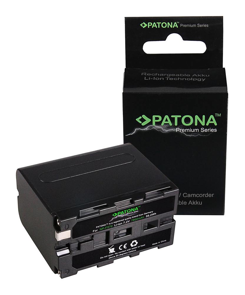 PATONA Batteria PREMIUM NP-F970 NPF970 NP-F960 per Sony 7800mA