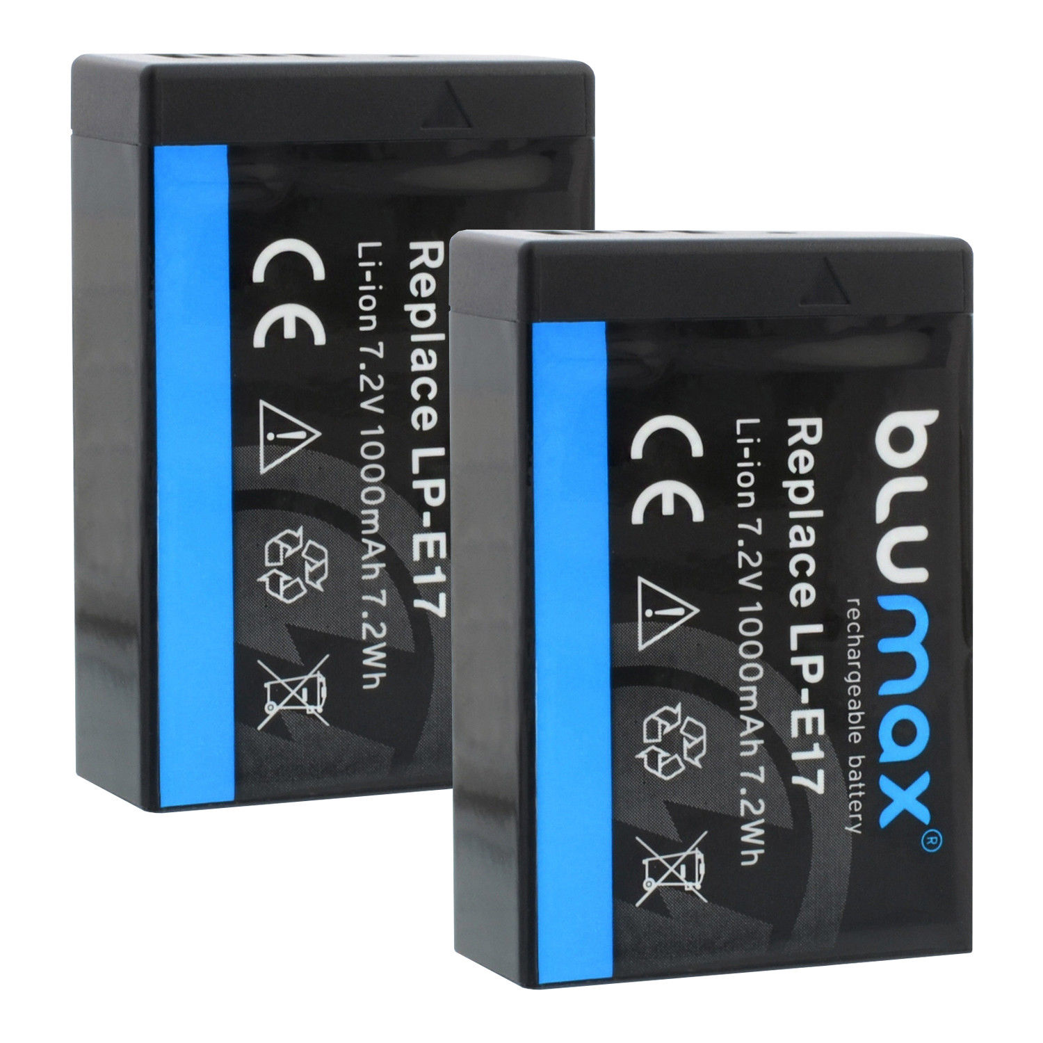 2x Batteria Maggiorata BLUMAX ricambi Canon LP-E17 EOS 750D 760D - Clicca l'immagine per chiudere