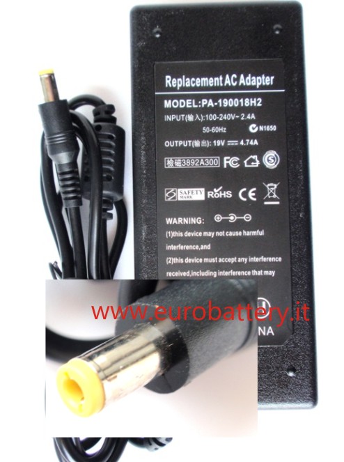 Alimentatore x ACER PA-1900-04 PA-1900-05 Aspire 3020 - Clicca l'immagine per chiudere