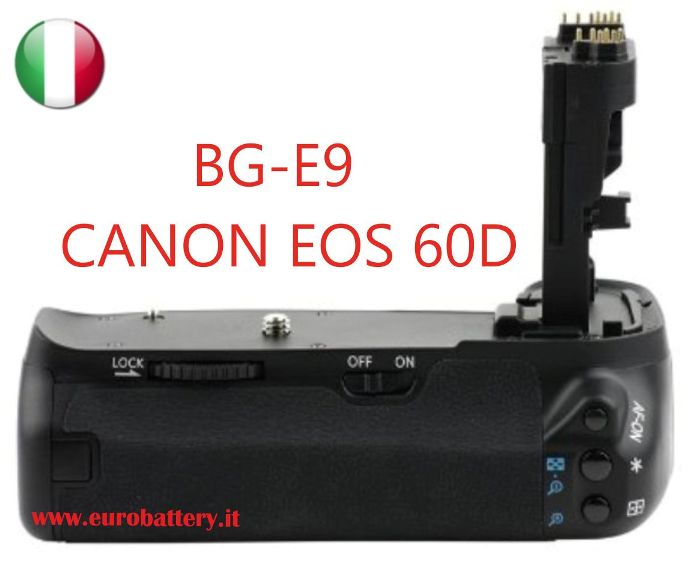 Battery Grip BG-E9 BGE9 per CANON EOS 60D 60 D impugnatura