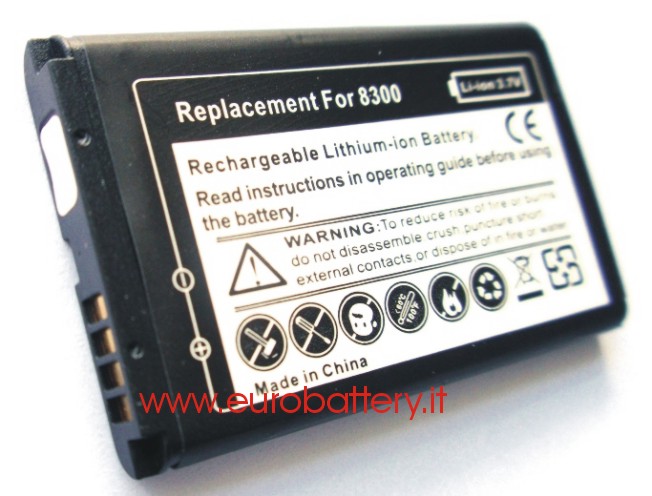 Batteria x BlackBerry C-S2 CS2 8300 8310 8320 8330 7100 - Clicca l'immagine per chiudere