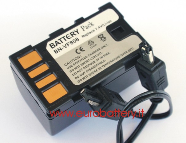 Batteria x JVC BN-VF808 VF808U GR-D720 GZ-HD7 MG150 130