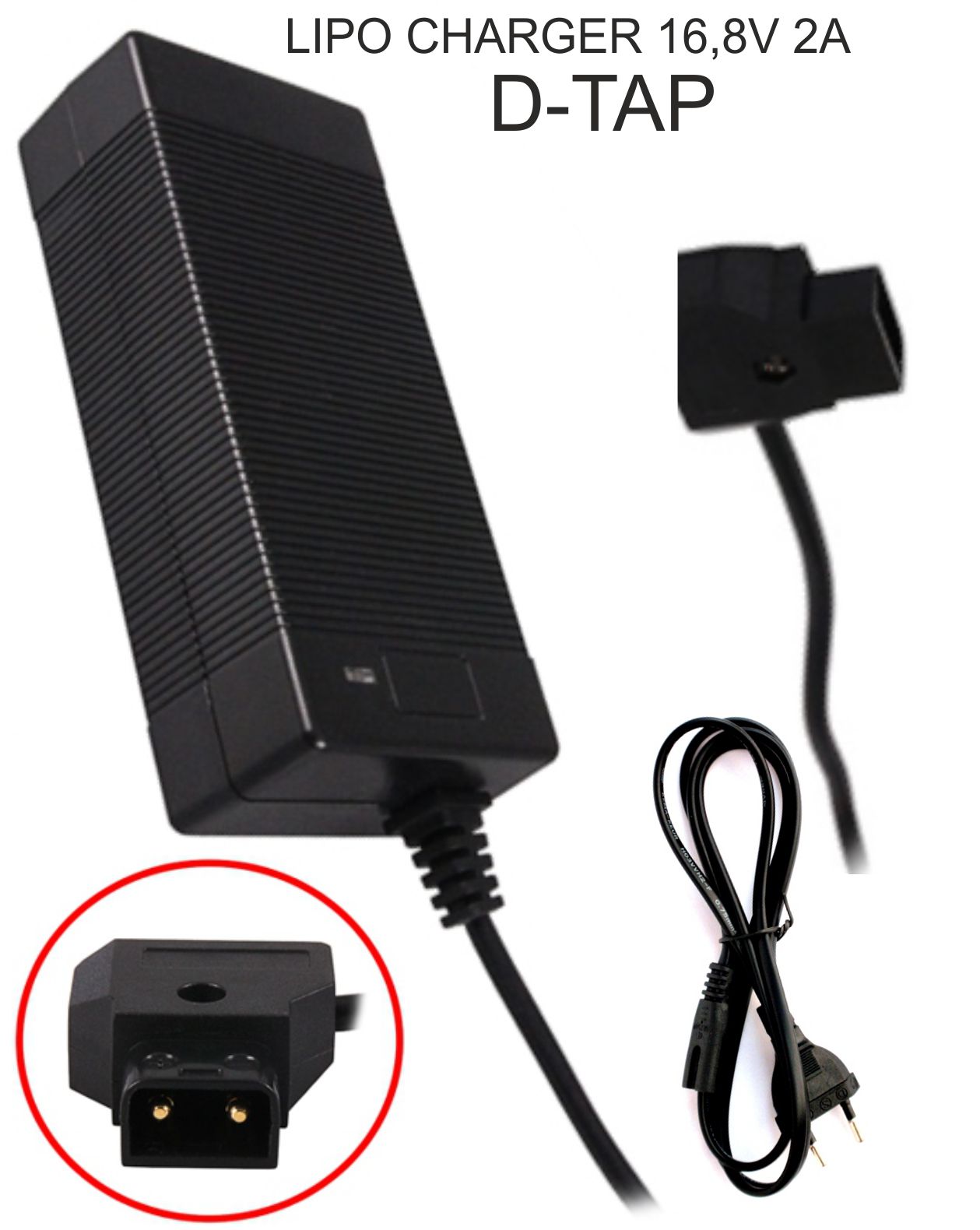 CARICA BATTERIE D-TAP per SONY V-MOUNT BP190w BP-95w