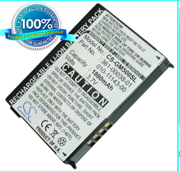 Batteria x GARMIN Nuvi 500 500T Nuni 361-00038-01