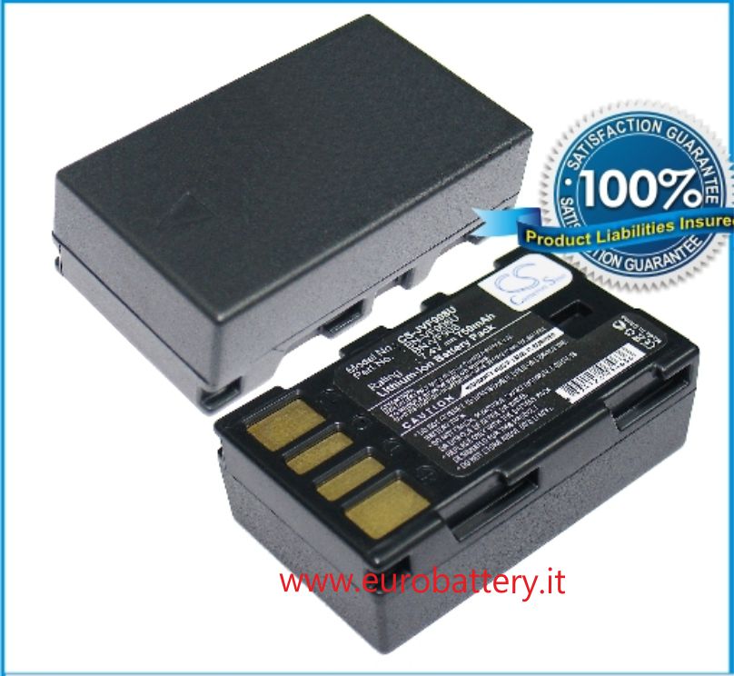 BATTERIA x JVC BN-VF908 BN-VF908U GZ-900U X900 X900EK