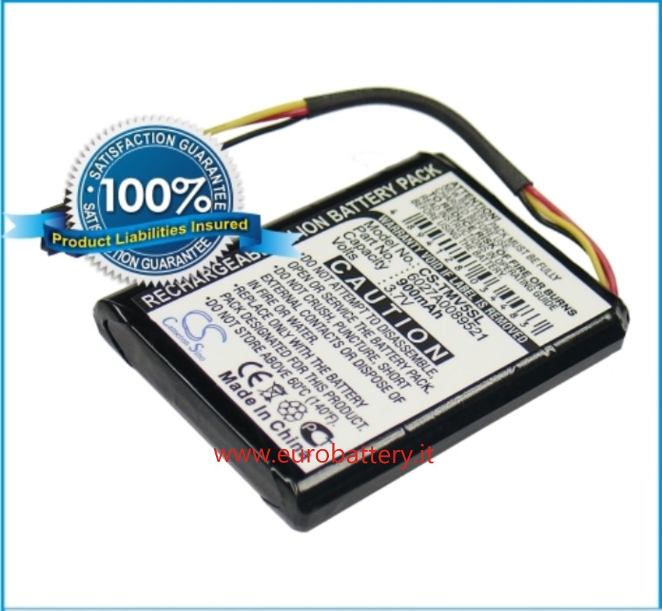 Batteria GPS TOMTOM ONE V5 6027A0089521 4EK0.001.01 IQ
