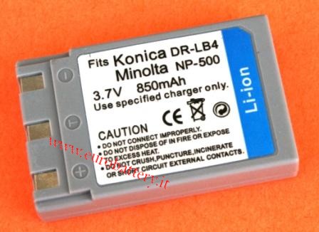 Batteria Konica DR-LB4 NP-500 NP-600 Rollei dt4000