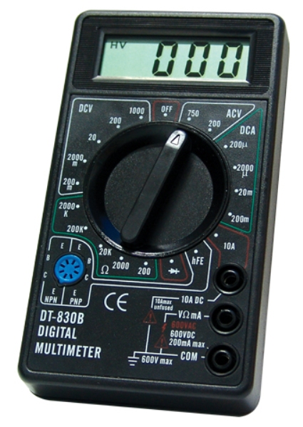 Multimetro Digitale DT-830B Tester Tascabille LCD 3 1/2 - Clicca l'immagine per chiudere