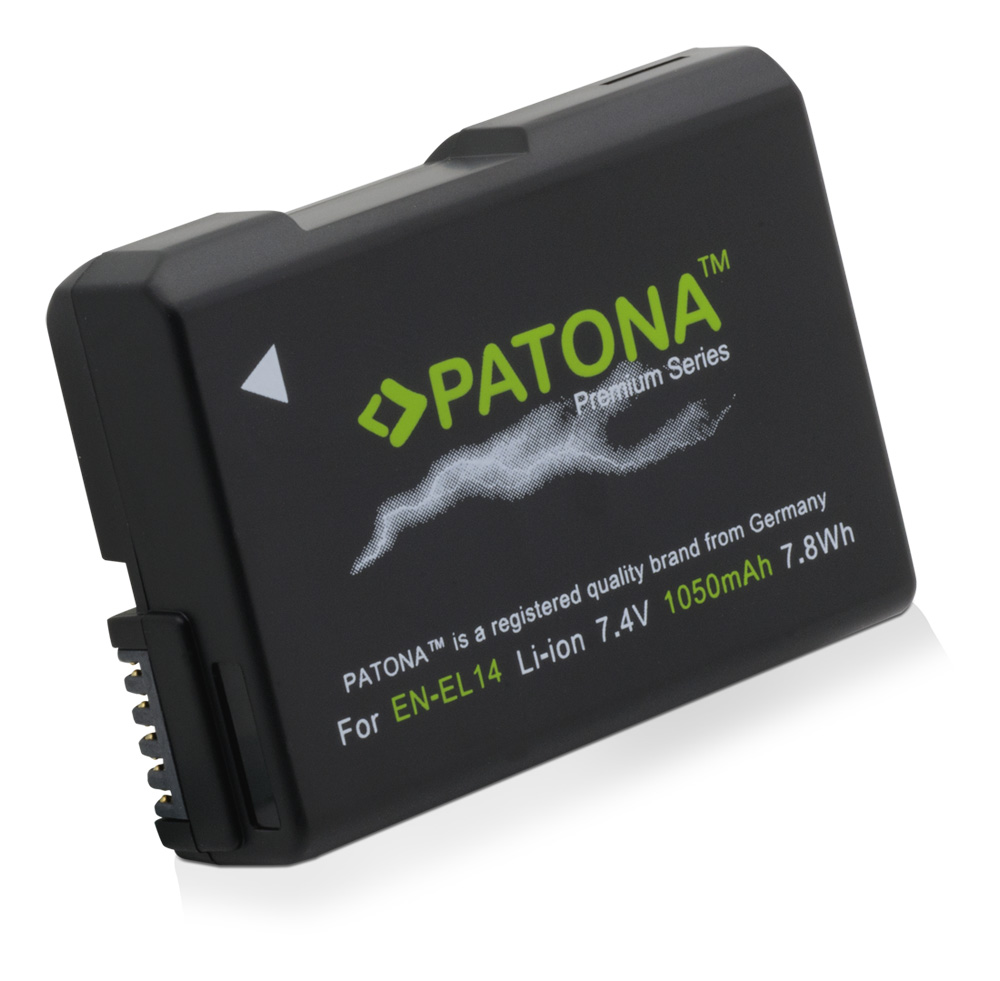 Batteria PREMIUM Maggiorata PATONA EN-EL14 NIKON P7800 P7000