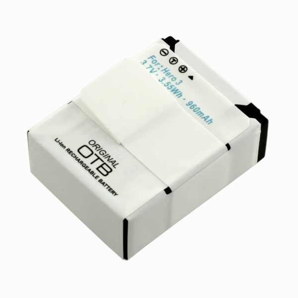 Batteria per GoPro HD HERO 3 HERO3 ricambio AHDBT-201 AHDBT-301