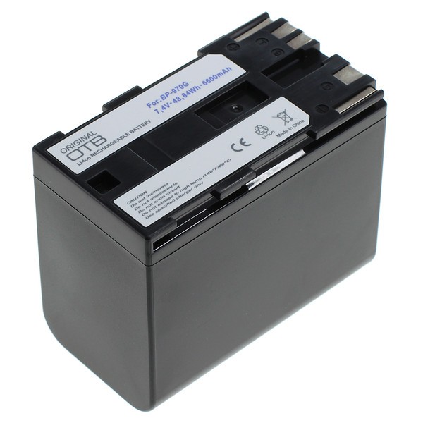 Batteria per Canon BP-970G BP-950G BP 970 XH A1 G1 XHG 7,4V 6600