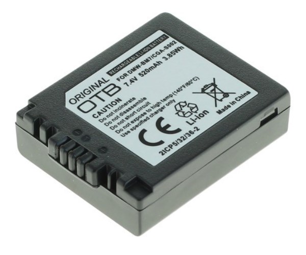 Batteria Panasonic CGA S002 DMW BM7 Lumix DMC FZ3 FZ15