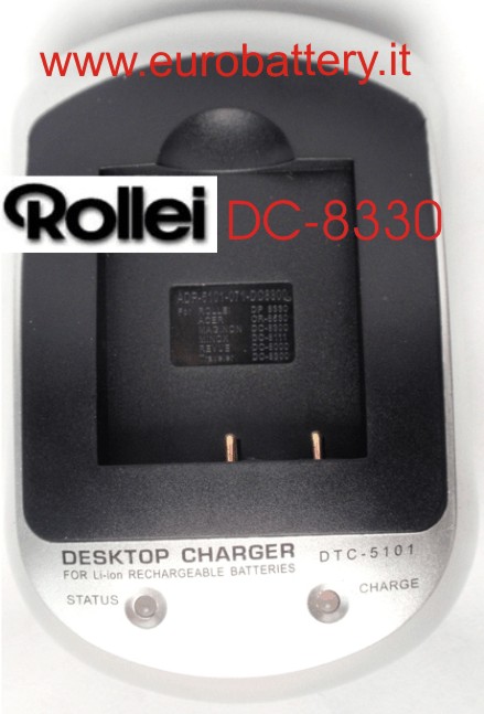Carica Batteria x ROLLEI DC8330 DC DS DP 8330