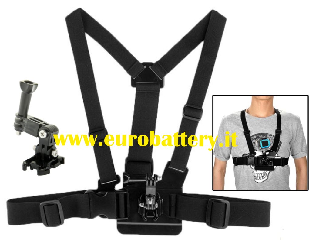 ST-25 Cinghia elastica regolabile Junior da petto Gopro 1 2 3 3+