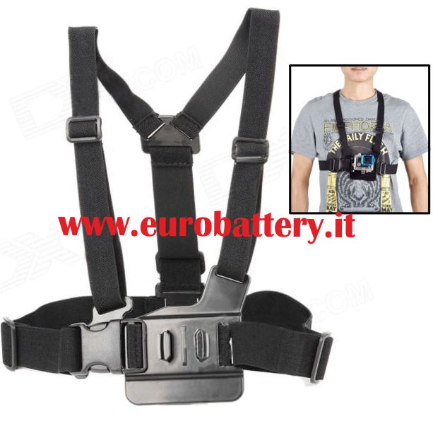 ST-26 Fascia Elastica Cinghia Strap Corpo Body Gopro 1 2 3 3+