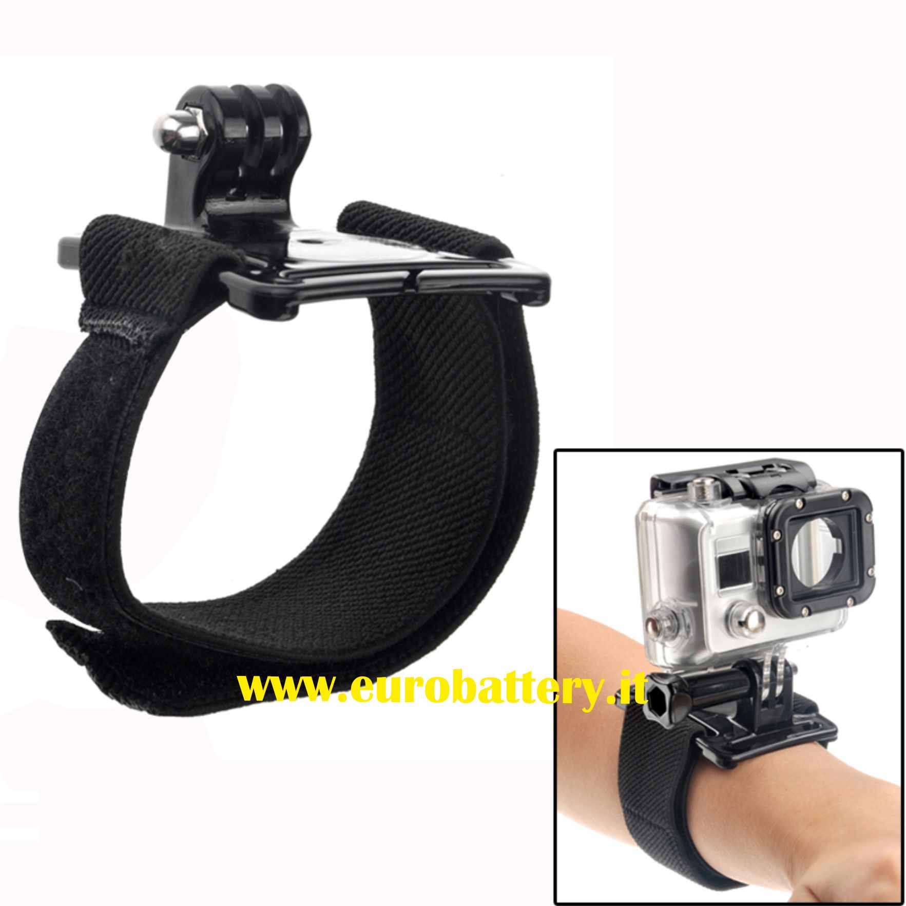 ST-98 Cinghia Fascia Diving da polso+supporto GOPRO HERO 1 2 3+ - Clicca l'immagine per chiudere