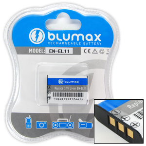 Batteria Blumax HQ Li-60B OLYMPUS EN-EL11 - Clicca l'immagine per chiudere