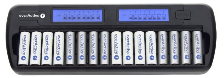 EVERACTIVE GENIUS NC-1600 Charger 16 stilo AA ministilo AAA