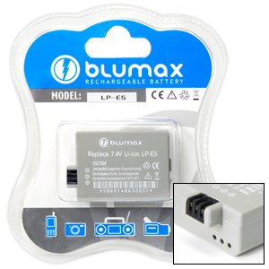 Batteria BLUMAX HQ LP-E5 x Canon EOS 450D 500D 1000D