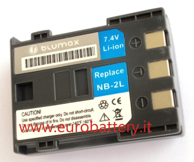 Batteria BLUMAX HQ x CANON NB-2L NB-2LH