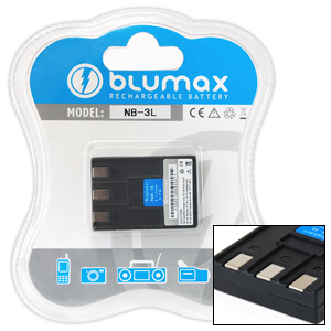 Batteria BLUMAX HQ x Canon NB-3L NB3L IXUS SD110 SD100