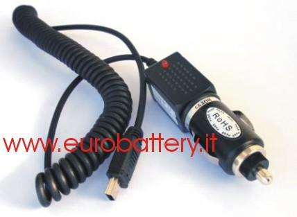 CAVO Caricabatteria Auto BLACKBERRY 8100 8800 8700 usb