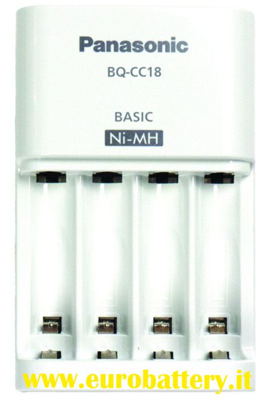 Sanyo Eneloop Carica Batterie BQ-CC18 AAA AA + 2 Stilo